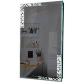 Specchio LED Verticale | Controllo tramite interruttore a muro | Luce bianca fredda - Reyze Serie Good Vibes Modello 4